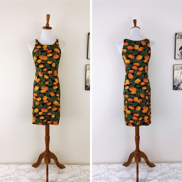 Anthropologie Dresses & Skirts - ANTHROPOLOGIE FARM Rio Pineapple Print Knit Dress